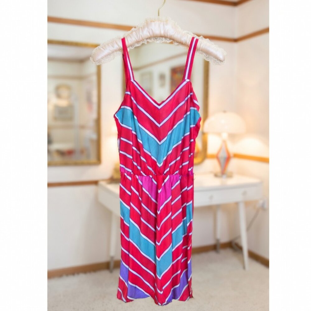 Vintage Tabby of California Striped Dress